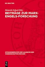 Beiträge zur Marx-Engels-Forschung