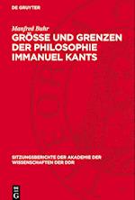 Größe Und Grenzen Der Philosophie Immanuel Kants