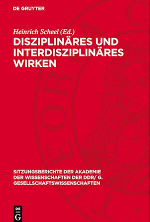 Disziplinäres Und Interdisziplinäres Wirken