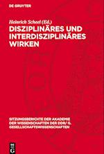 Disziplinäres Und Interdisziplinäres Wirken