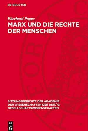 Marx Und Die Rechte Der Menschen