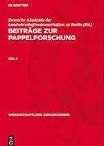 Beiträge zur Pappelforschung, Teil 2, Wissenschaftliche Abhandlungen 27