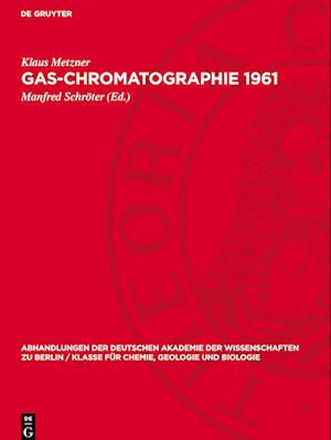 Gas-Chromatographie 1961