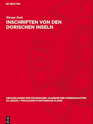 Inschriften von den Dorischen Inseln