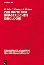 Zur Krise der bürgerlichen Ideologie