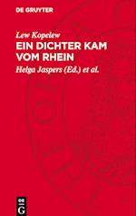 Ein Dichter kam vom Rhein