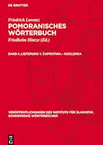 Pomoranisches Wörterbuch, Band 4, Lieferung 1, ¿aprov¿ina ¿ kuolo¿nka