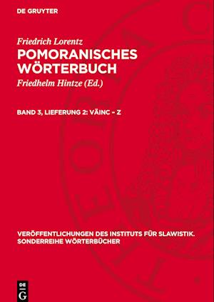 Pomoranisches Wörterbuch, Band 3, Lieferung 2, väinc ¿ z