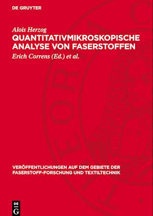 Quantitativmikroskopische Analyse von Faserstoffen