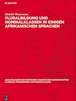 Pluralbildung und Nominalklassen in einigen afrikanischen Sprachen