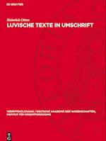 Luvische Texte in Umschrift