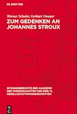 Zum Gedenken an Johannes Stroux