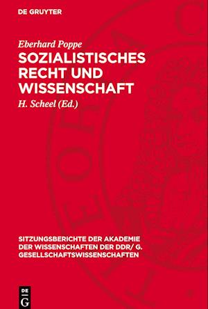 Sozialistisches Recht und Wissenschaft