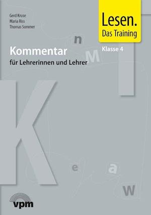 Lesen. Das Training. Fertigkeiten, Geläufigkeit, Strategien. Klasse 4.  Lehrerband