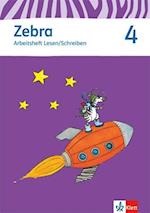 Zebra 4. Arbeitsheft Lesen und Schreiben. 4. Schuljahr