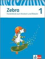 Zebra. Forderheft Sprache/Lesen zum Knobeln und Rätseln. 1. Schuljahr. Neubearbeitung