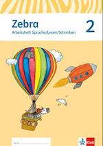 Zebra 2. Trainingsheft Sprache/Lesen/Schreiben Klasse 2