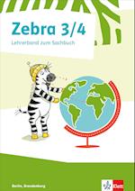 Zebra Sachunterricht 3/4. Lehrerband mit Kopiervorlagen und CD-ROM