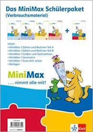 MiniMax 1. Schülerpaket (4 Themenhefte: Zahlen und Rechnen A, Zahlen und Rechnen B, Größen und Sachrechnen, Geometrie) - Verbrauchsmaterial Klasse 1