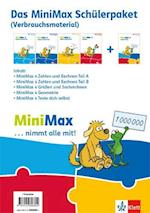 MiniMax 4. Schülerpaket (5 Hefte: Zahlen und Rechnen A, Zahlen und Rechnen B, Größen und Sachrechnen, Geometrie, Teste-dich-selbst) - Verbrauchsmaterial Klasse 4