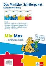 MiniMax 4. Schülerpaket (4 Themenhefte: Zahlen und Rechnen A, Zahlen und Rechnen B, Größen und Sachrechnen, Geometrie) - Ausleihmaterial Klasse 4