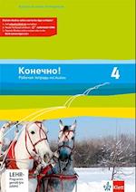 Konetschno!. Band 4. Russisch als 2. Fremdsprache. Arbeitsheft mit Audio-CD und Lernsoftware zum Download