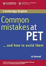 Common Mistakes at PET / Book. Lower intermediate