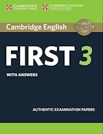 Cambridge English First 3. Student's Book with answers