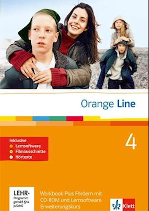 Orange Line. Teil 4: (4. Lernjahr) Erweiterungskurs. Workbook Fördern mit Lösungen,  Audio-CD und CD-ROM