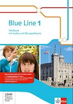Blue Line 1. Workbook mit Audio-CD und Lernsoftware. Ausgabe 2014