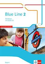 Blue Line 2. Workbook mit Audio-CD Klasse 6. Ausgabe Bayern