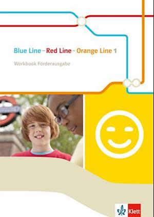 Blue Line - Red Line - Orange Line 5. Klasse. Workbook Förderausgabe