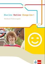 Blue Line - Red Line - Orange Line 5. Klasse. Workbook Förderausgabe