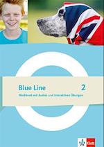 Blue Line 2. Workbook mit Audios und interaktiven Übungen Klasse 6