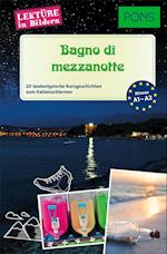 PONS Lektüre in Bildern Italienisch A1-A2 - Bagno di mezzanotte