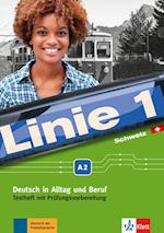 Linie 1 Schweiz A2. Testheft mit Prüfungsvorbereitung und Audio-CD