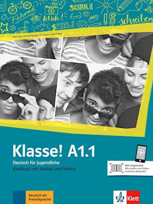 Klasse! A1.1.  Kursbuch mit Audios und Videos online