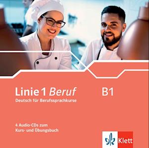 Linie 1 Beruf B1. 4 Audio-CDs zum Kurs- und Übungsbuch