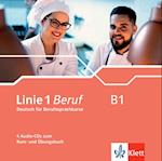 Linie 1 Beruf B1. 4 Audio-CDs zum Kurs- und Übungsbuch