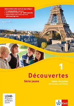 Découvertes 1. Série jaune. Cahier d'activités mit MP3-CD und Video-DVD 1. Lernjahr