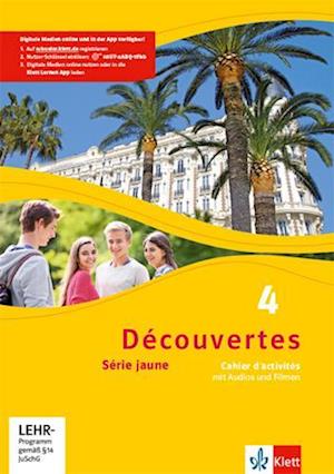 Découvertes Série jaune 4. Cahier d'activités mit MP3-CD und Video-DVD