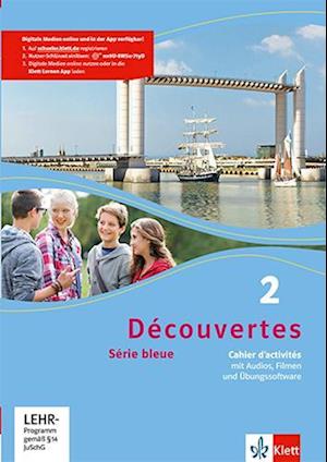 Découvertes Série bleue 2. Cahier d'activités mit CD-ROM, MP3-CD und Video-DVD