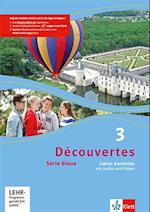 Découvertes Série bleue 3. Cahier d'activités mit MP3-CD und Video-DVD