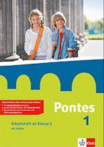Pontes 1. Arbeitsheft ab Klasse 5 mit Audios 1. Lernjahr