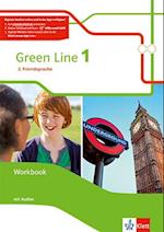 Green Line 1. Ausgabe 2. Fremdsprache ab 2018. Workbook mit  Audios Klasse 6