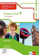 Green Line 1. 2. Fremdsprache. Workbook mit 3 Audio-CDs und Übungssoftware. Klasse 6