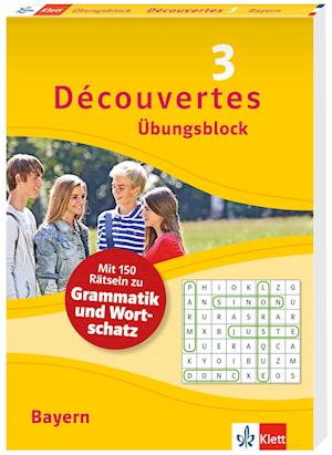 Découvertes 3 Bayern (ab 2017) Übungsblock zum Schulbuch, 3. Lernjahr