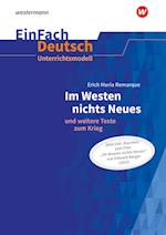 Im Westen nichts Neues.EinFach Deutsch Unterrichtsmodelle. Neubearbeitung Gymnasiale Oberstufe