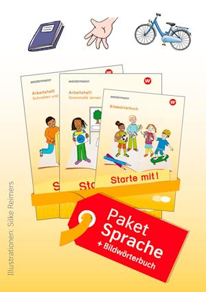 Starte mit! - Materialien zur Sprachbildung. Paket Sprache inklusive Bildwörterbuch