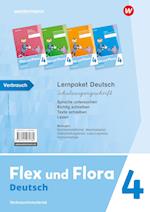 Flex und Flora. Lernpaket Deutsch 4 (Schulausgangsschrift) Verbrauchsmaterial